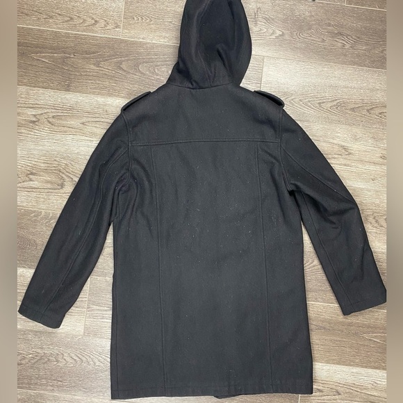 Guess hooded insulated wool coat women’s medium - Picture 5 of 11